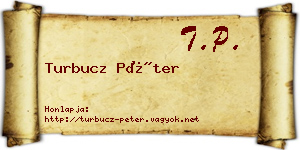 Turbucz Péter névjegykártya